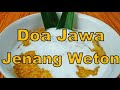 DOA JAWA Tradisi Jenang Sengkala Jenang WETON Jenang Abang Putih Bubur Merah Putih HD