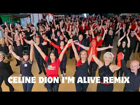 CELINE DION remix I'M ALIVE coreografia Petronela Calciu  , balli di gruppo 2025 line dance social d