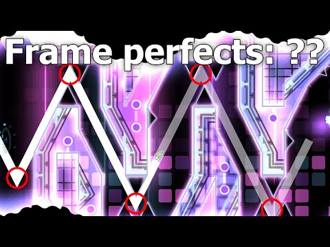 Through The Gates with Frame Perfects counter — Geometry Dash
