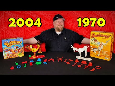Buckaroo Retro Board Game Review - Ideal (1970) vs. Milton Bradley/Hasbro (2004)