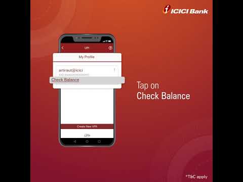 How to check linked UPI ID account balance on iMobile...