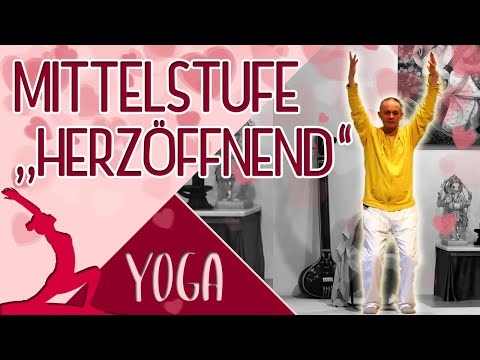 Mittelstufe "Herzöffnend" mit Wolfgang - Yoga Vidya Grundreihe - Live 16:15 Uhr - 11.02.2021