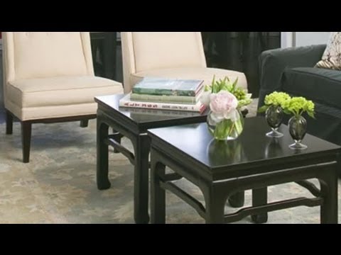 Part of a video titled How Do I Organize a One Bedroom Apartment? : Interior Decorating for ...