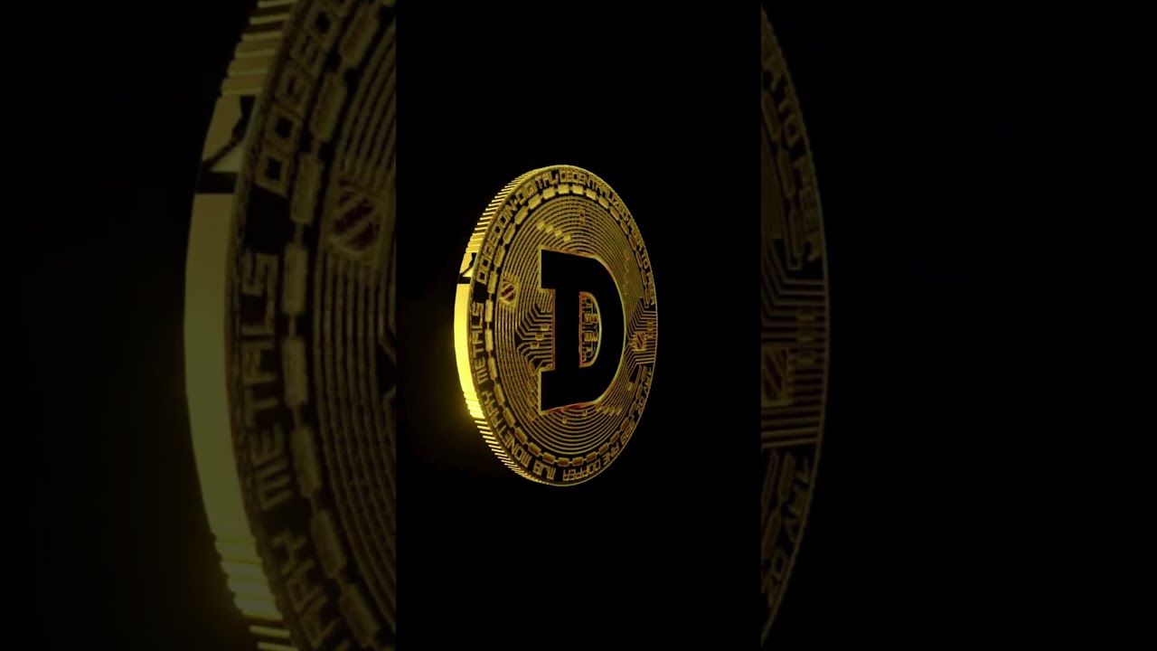 Dogecoin DOGE Shiba Inu Neiro logo 4k #doge #3d