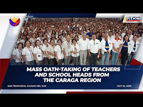 Mass Oath-Taking of Teachers and School Heads from the CARAGA Region