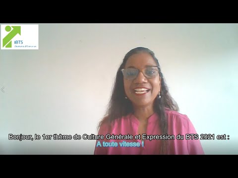 BTS examen de CGE : A toute vitesse !