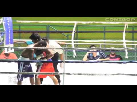 Pelea Eliezer Gazo vs Byron Castellon - Pelea #1 - CONIBOP