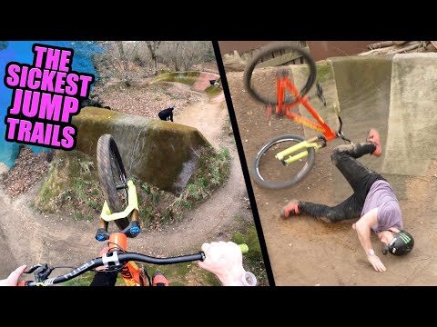 RIDING THE SICKEST MTB JUMP TRAILS - BEST IN THE UK?