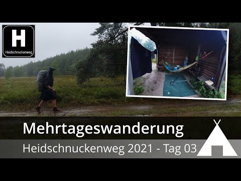 Heidschnuckenweg 2021 - Tag 03 - Vom Hausselberg bis Wietzer Berg (28,5Km) 🇭 | Mehrtageswanderung