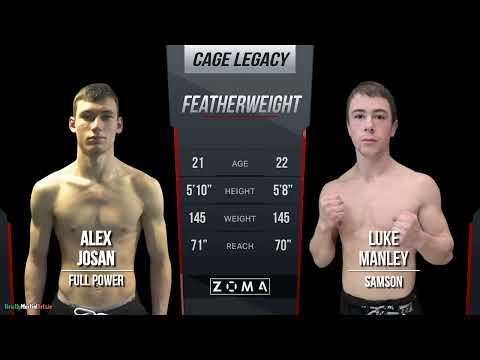Alex Josan vs Luke Manley - Cage Legacy 14