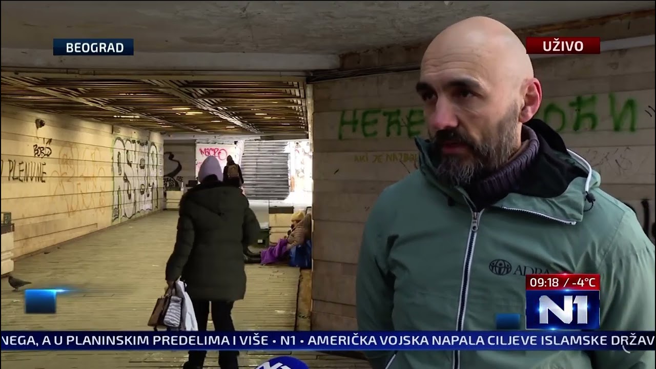 ZIMA STEGLA, neki nemaju struju pod krovom a NEKI NEMAJU NI KROV (N1, 11.01.2026)