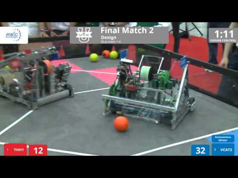 VEX Worlds 2016 - VEX U - Design - Finals 2 (THH1) 204 vs 267 (VCAT2)