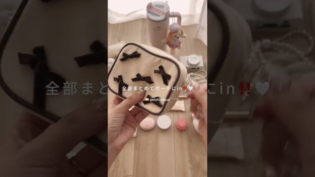 22歳女社長の遊びに行く日のバッグの中身👜🎀荷物多めver🙏🏻🐶🫧#whatsinmybag #カバンの中身 #バッグの中身 #vlog #社会人vlog #日常vlog #休日vlog