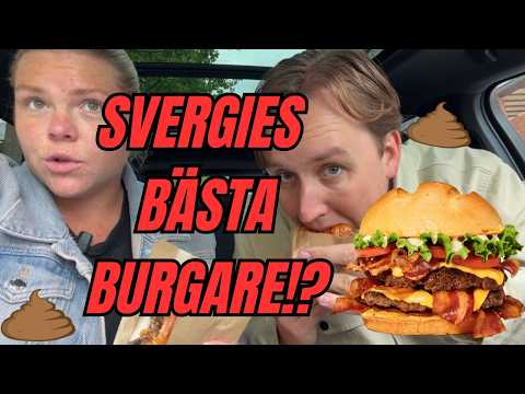 TESTAR SVERIGES BÄSTA HAMBURGARE & STORHANDLAR (VLOGG)
