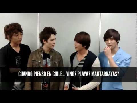 SALUDO OFICIAL CNBLUE - MUSIC BANK EN CHILE!
