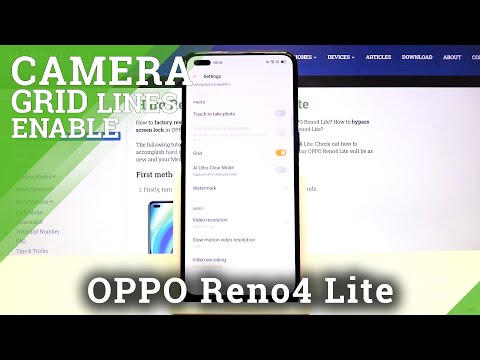 How to Add Camera Gridlines in OPPO Reno4 Lite – Find Helper Lines