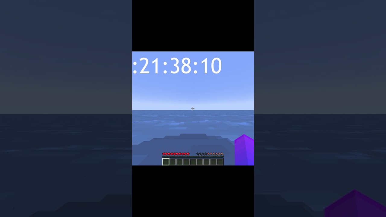 【検証】リクエスト！死ぬまで泳いでみた！！ #minecraft #マインクラフト #マイクラ #shorts