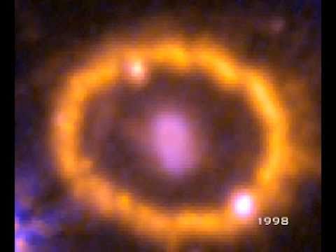 Supernova 1987A from 1996 to 2004 by Hubble Space Telescope