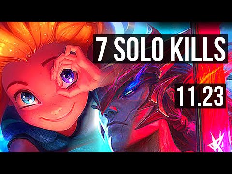 ZOE vs YONE (MID) | 7 solo kills, Legendary, 1.2M mastery, 14/3/5 | EUW Master | 11.23