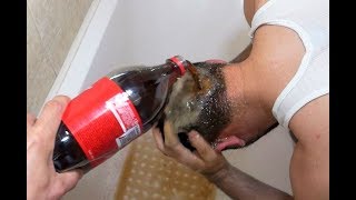 HEAD + COKE = ?  If you wash your hair with COCA-COLA WHAT WILL HAPPEN?