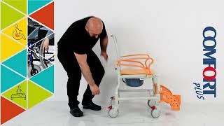 Comfort Plus DM-8088A Banyo ve Tuvalet Sandalyesi (Turuncu)