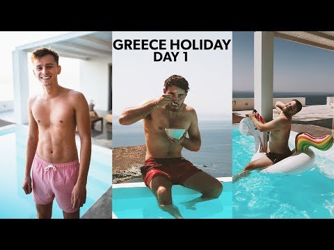 BIG GREECE HOLIDAY WITH THE BOYS! [Day 1]