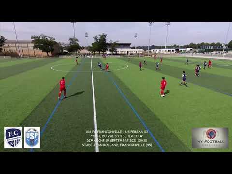 DIMANCHE 19 SEPTEMBRE COUPE DU VAL D'OISE  U16 FC FRANCONVILLE - US PERSAN 03 3A2 LES BUTS