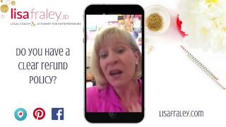 Do You Have a Clear Refund Policy with Lisa Fraley