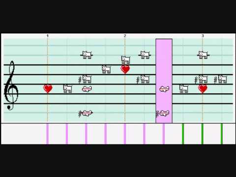 Super Mario World - Athletic (Piano) - Mario Paint Composer
