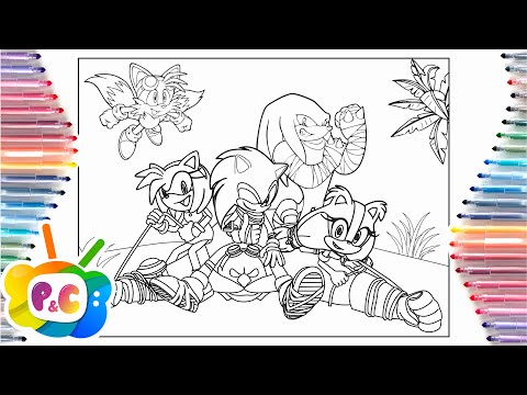 Sonic Boom coloring pages / Sonic Team vs Robotnik /Elektronomia - Collide [NCS Release]