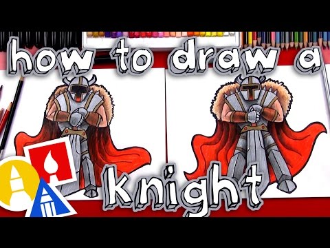 How To Draw A Knight - YouTube