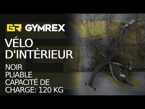 Vidéo - Vélo d'intérieur - Pliable - Noir