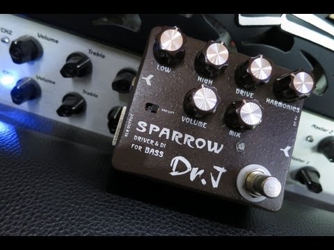 Dr.J Sparrow Bass Driver and DI - Pedal Demo