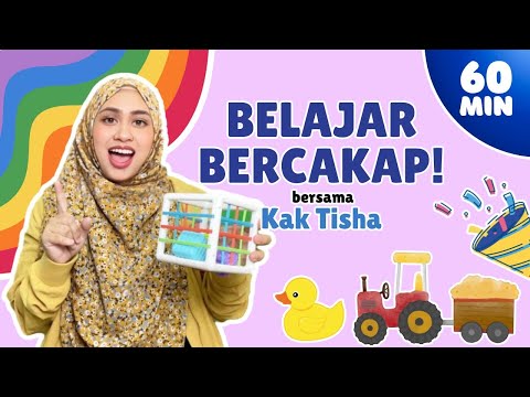 Belajar Bercakap Bersama Kak Tisha | Suprise Box | Video Bayi sehingga 4 tahun Belajar