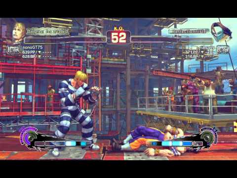 nonoGT75 [Cody] vs narcyily [Vega] USF4 Online Ranked Matches - PSN