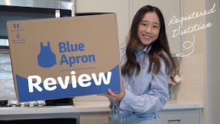 Dietitian Reviews Blue Apron for a Week | Reviewing "Chef Curated Meal Kits"