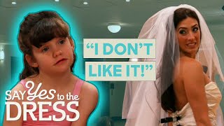 Step Daughters Aren't Fans Of Bride's Dream Dress | Say Yes To The Dress