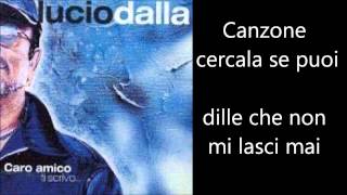 Lucio Dalla - Canzone Testo Lyrics