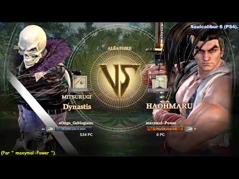Soulcalibur 6 (Version 2.21) - " xOngo_Gablogianx (Mitsurugi) " versus " maxymal-Power (Haohmaru) ".