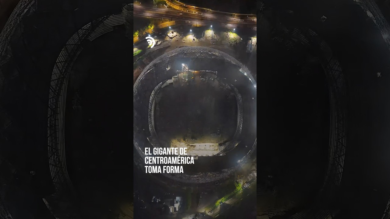 ¡El estadio más grande de Centroamérica comienza a tomar forma en El Salvador! 🏟️🇸🇻
