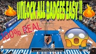 NBA 2k17 How to unlock ALL BADGES , Lob City , Deadeye & More!