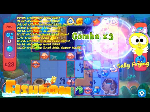 Fishdom level 2951 to 2960