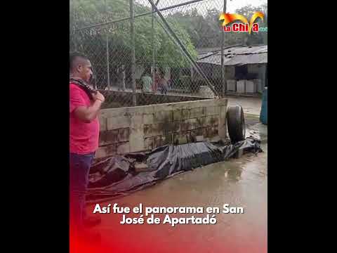 Así fue el panorama en San José de Apartadó.