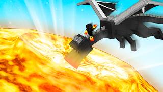 Ender Dragon VS Sol Gigante no Minecraft!