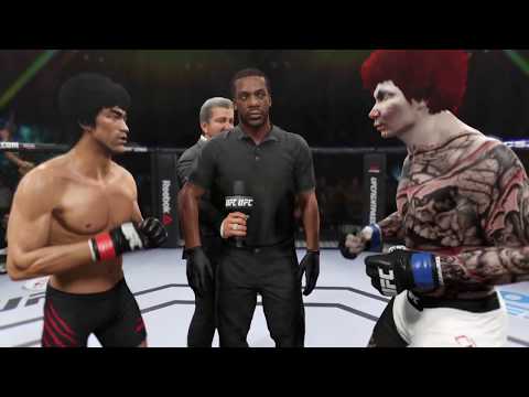 Bruce Lee vs. Evil Clown - EA Sports UFC 2 - Dragon Fights 🐉