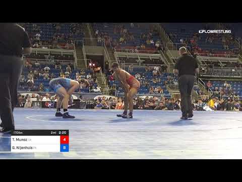 170 Lbs Quarters Trent Munoz California Vs Gerrit Nijenhuis Pennsylvania