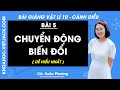 Vật lí 10 Cánh diều Bài 5: Chuyển động biến đổi
