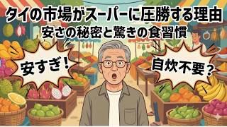 【タイ移住】なぜタイ人はスーパーに行かないのか？市場（イチバ）が圧勝する衝撃の理由