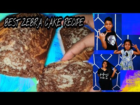 BEST ZEBRA CAKE RECIPE| Easy recipe for lockdown| All time fav cake| Ready in 30 mins|JFC fun time❤|