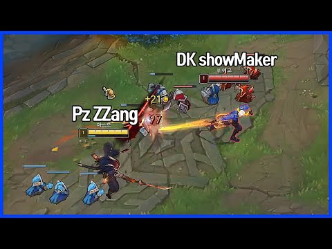 Pz ZZang VS DWG Showmaker (League of legends Korea Challenger Yasuo)